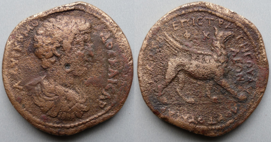 Ionia, Phocaea, Commodus Æ 40.5mm Medallion